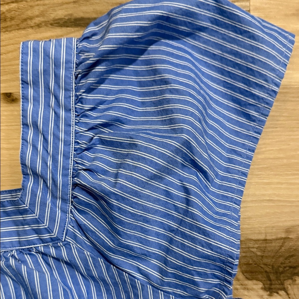 GAP Blue Striped Blouse - Picture 3 of 4